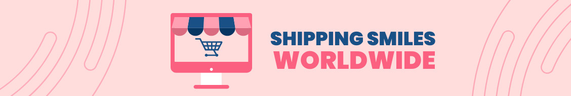 Online Shopping Shipping Smiles Linkedin Page Cover Linkedin Page Cover 1128x191
