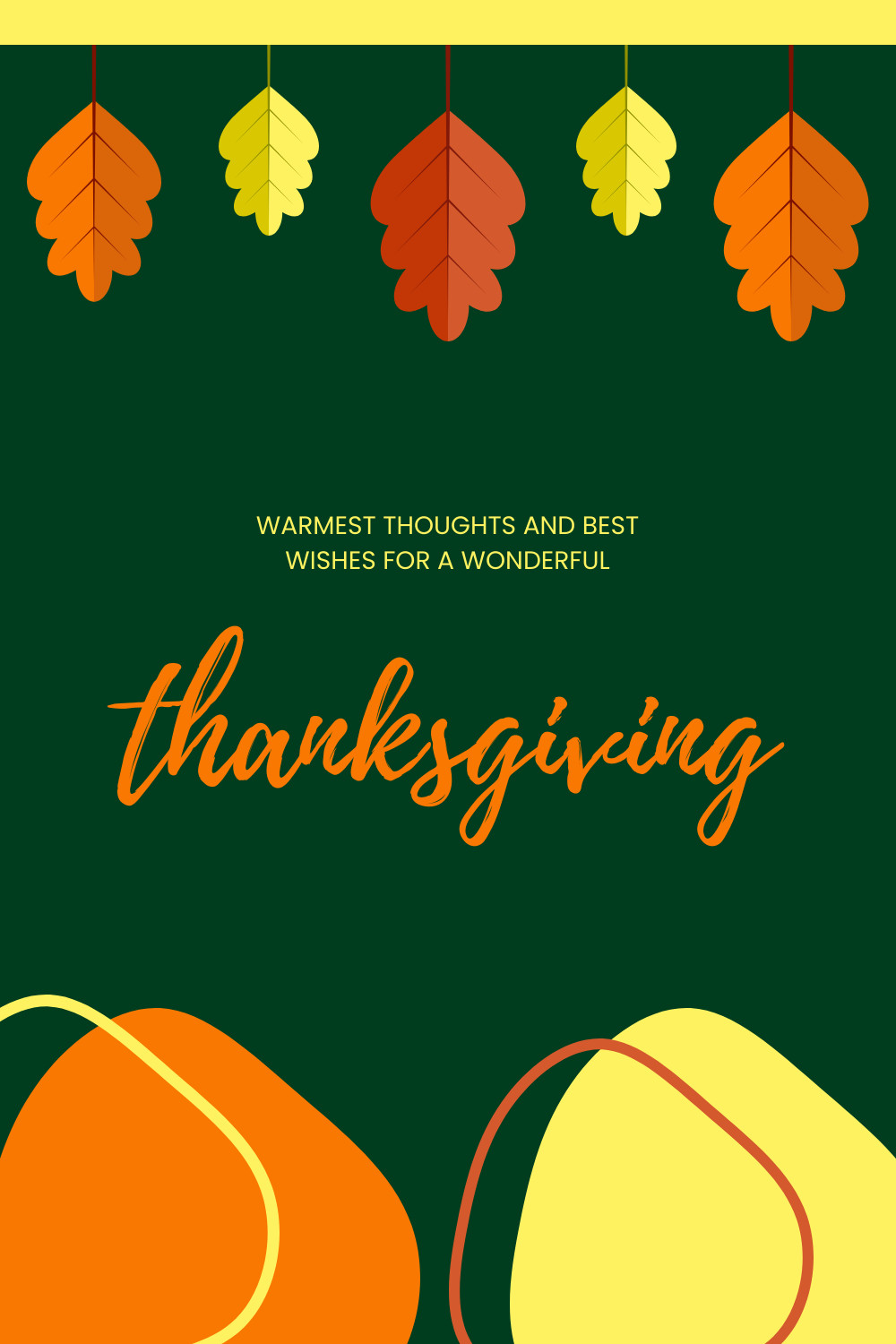 Thanksgiving Warmest Thoughts  Facebook Cover 820x360