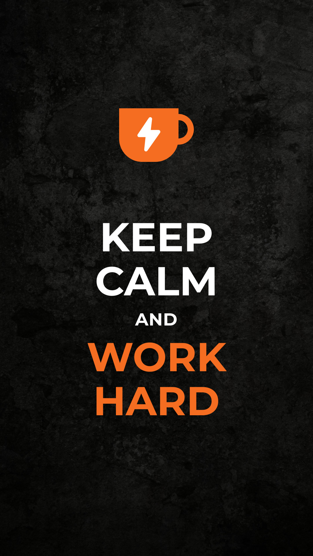Keep Calm and Work Hard Facebook Sponsored Message 1200x628