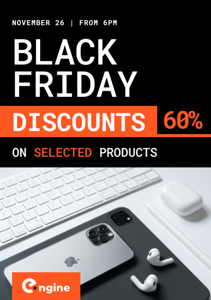 Black Friday Tech Selected Items Flyer 420x595