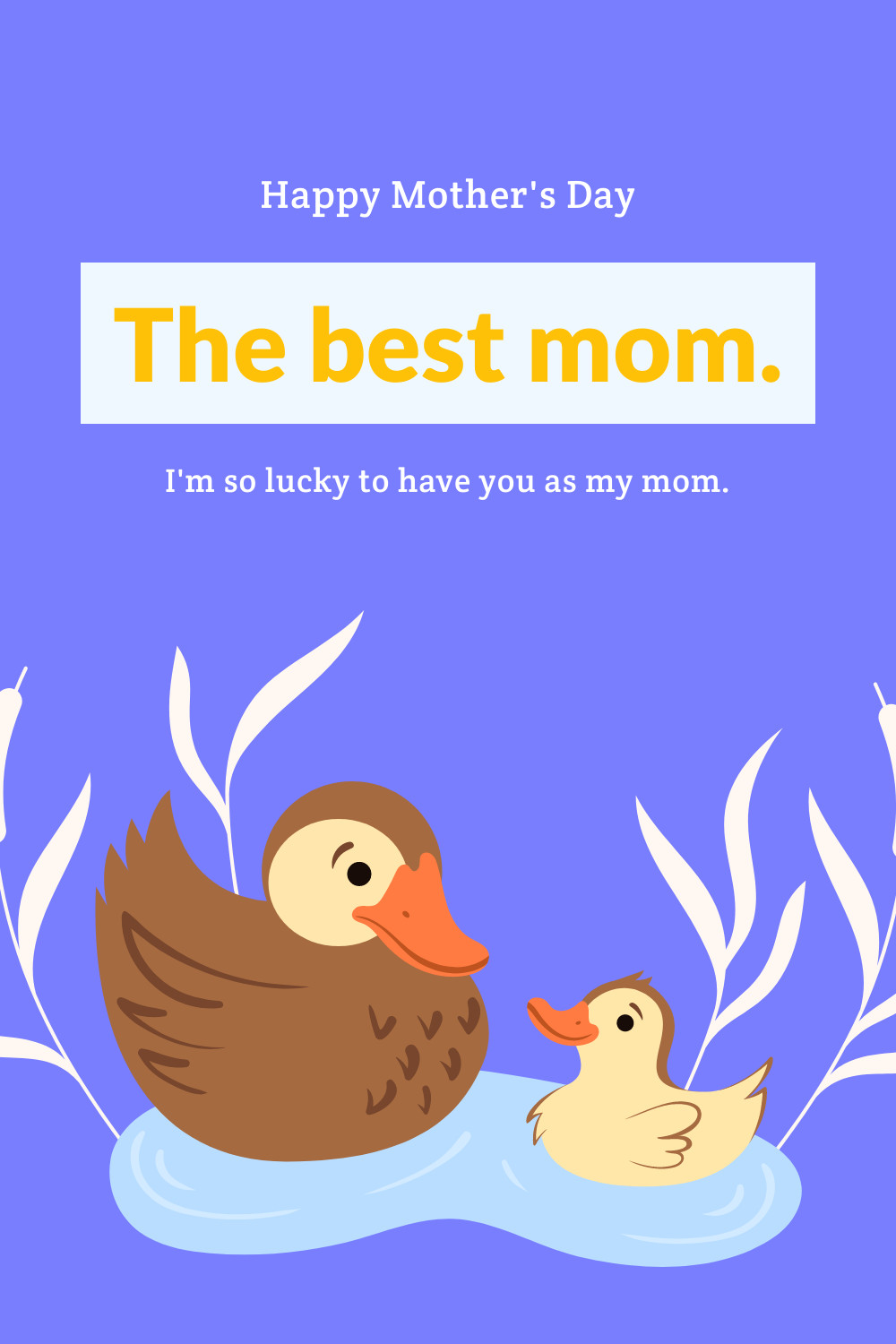 Mother's Day The Best Mom Facebook Cover 820x360