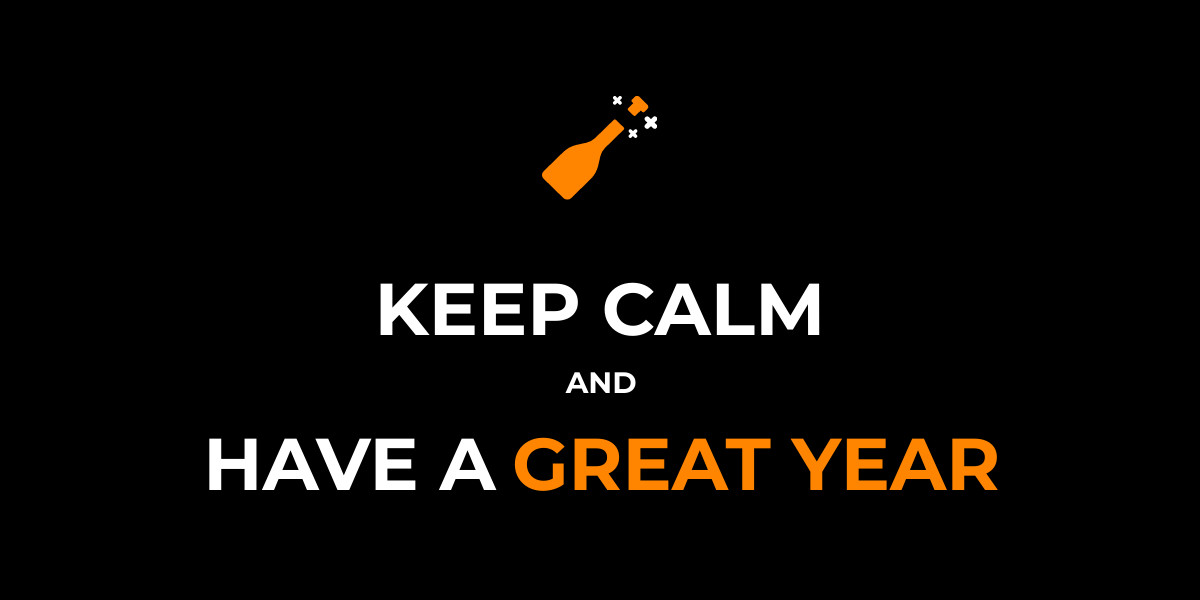 Keep Calm and Have a Great Year Facebook Cover 820x360