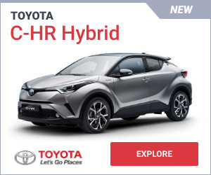 Buy Toyota CHR Hybrid Inline Rectangle 300x250