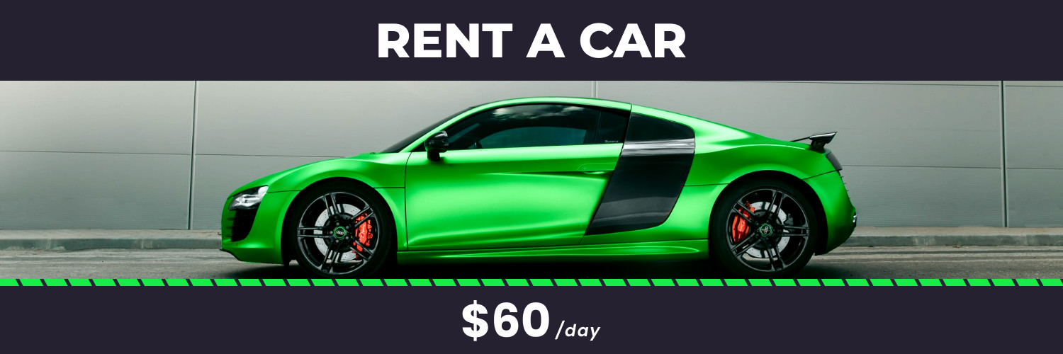 Rent a Green Sport Car 