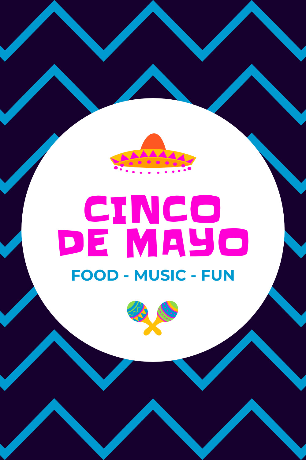 Cinco De Mayo Food Music Fun Facebook Cover 820x360
