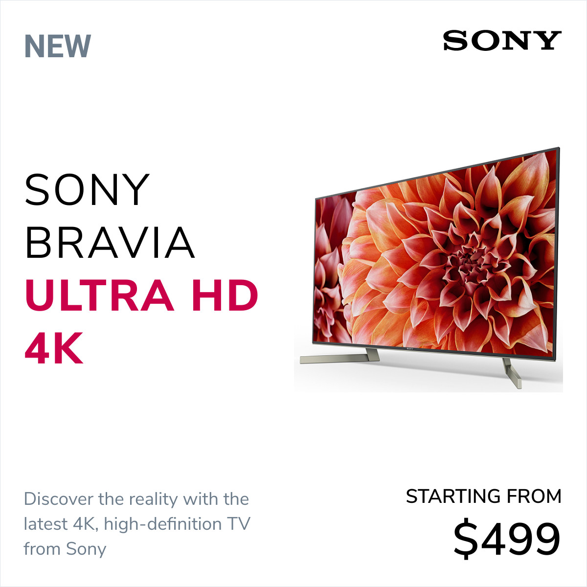 Sony Bravia Ultra HD Inline Rectangle 300x250