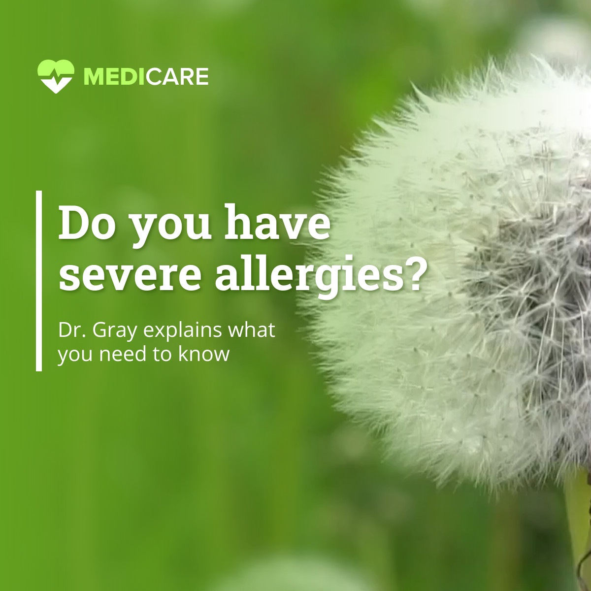 Doctor Gray About Severe Allergies Video Facebook Video Cover 1250x463