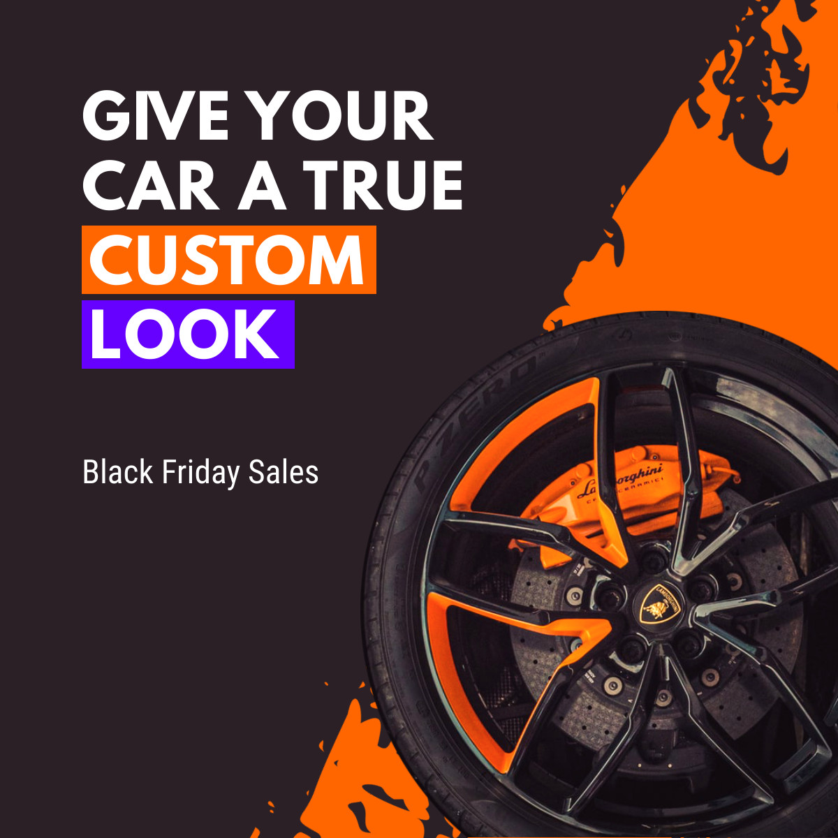 Black Friday Custom Car Rims Inline Rectangle 300x250