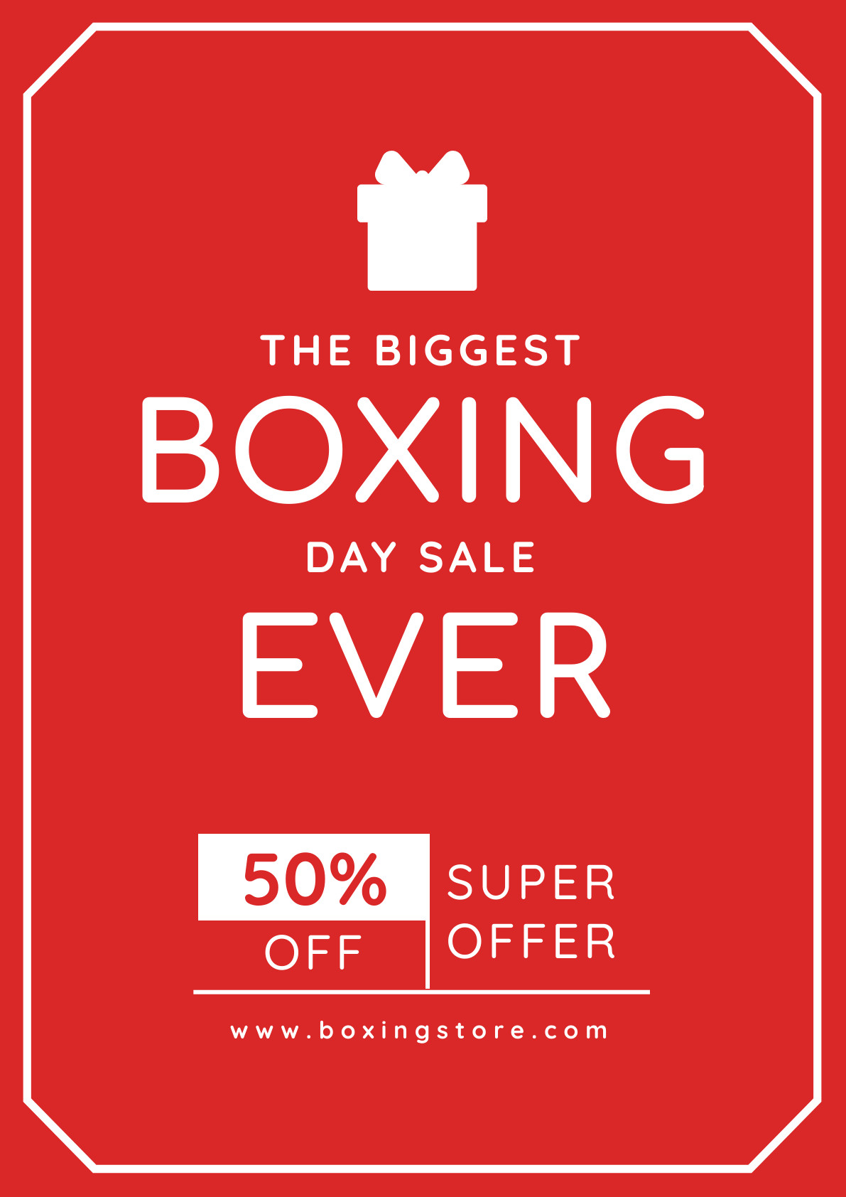 The Biggest Boxing Day Sale Ever Poster 1191x1684