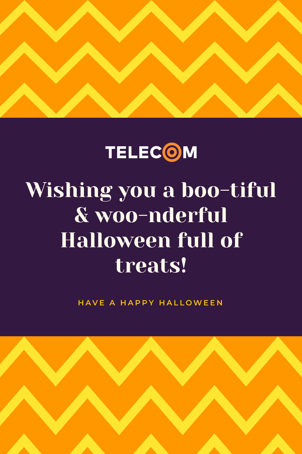 Telecom Bootiful and Woonderful Halloween Facebook Cover 820x360