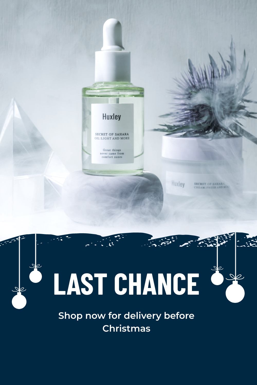 Last Chance Skin Care Christmas Facebook Cover 820x360