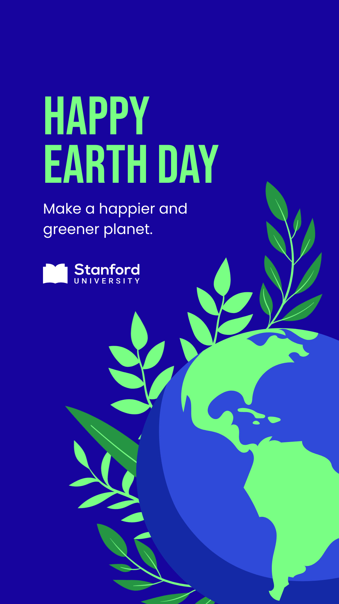 Happy Earth Day Planet Illustration