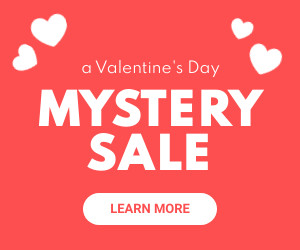Valentine's Day Mystery Sale Inline Rectangle 300x250
