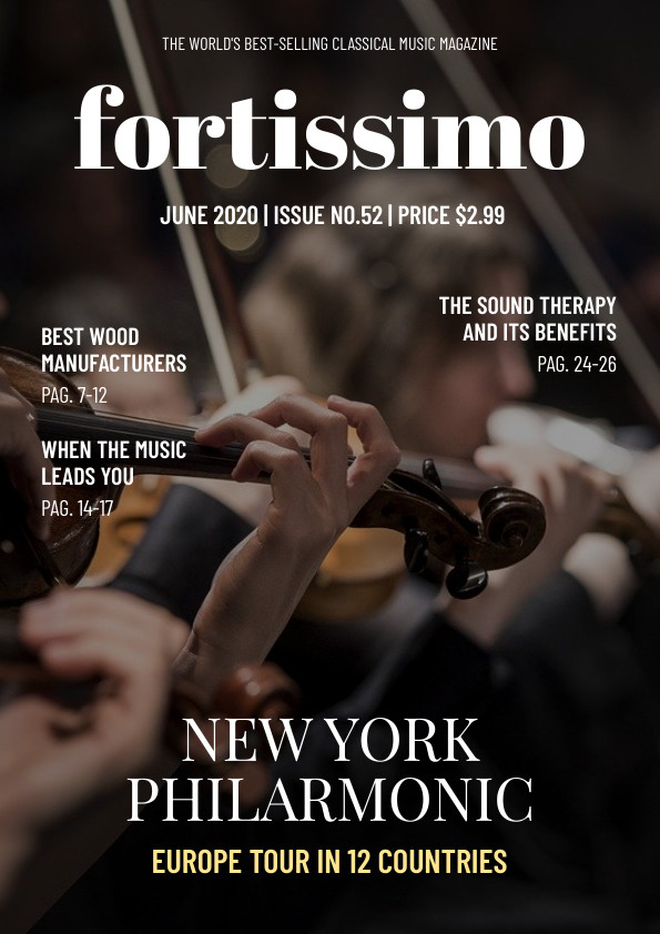 Fortissimo Classical Music – Magazine Cover Template 595x842