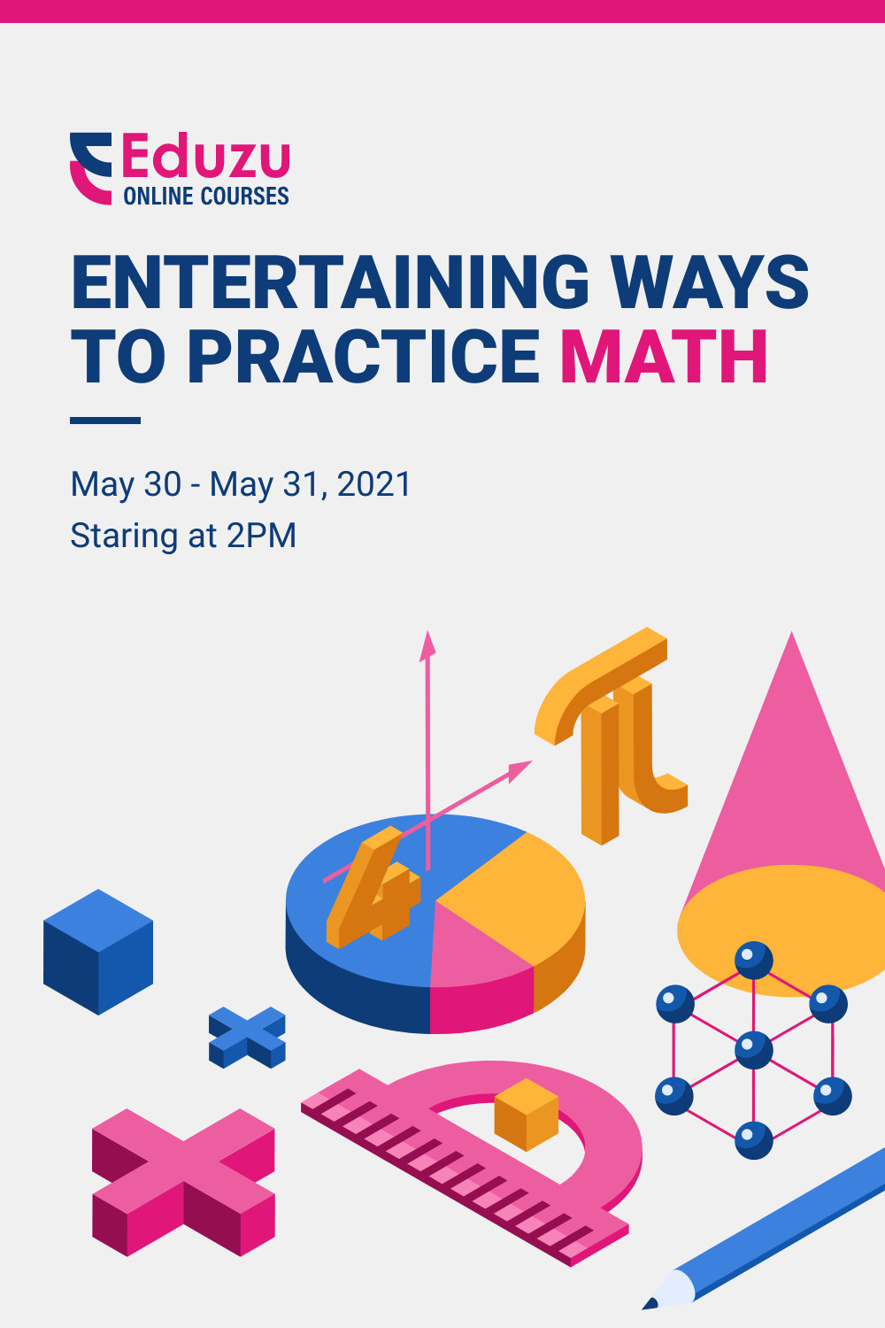 Entertaining Ways to Practice Math Facebook Cover 820x360