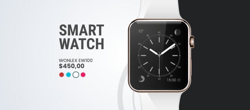 White Wonlex Smart Watch