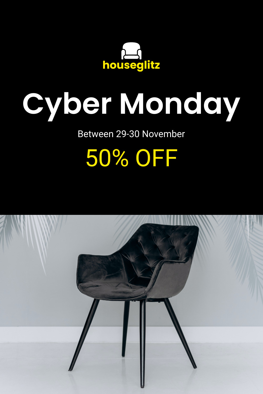Cyber Monday Black Chair Discounts Inline Rectangle 300x250