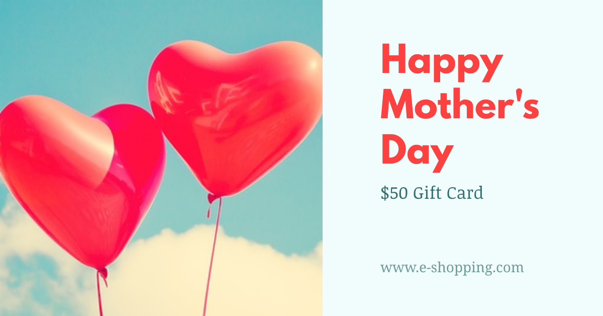 Mother's Day Hearth Balloons Gift Card 