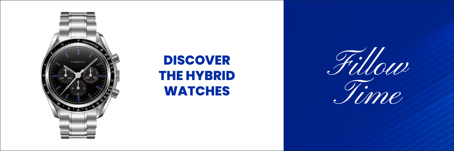 Elegant Blue Hybrid Watches