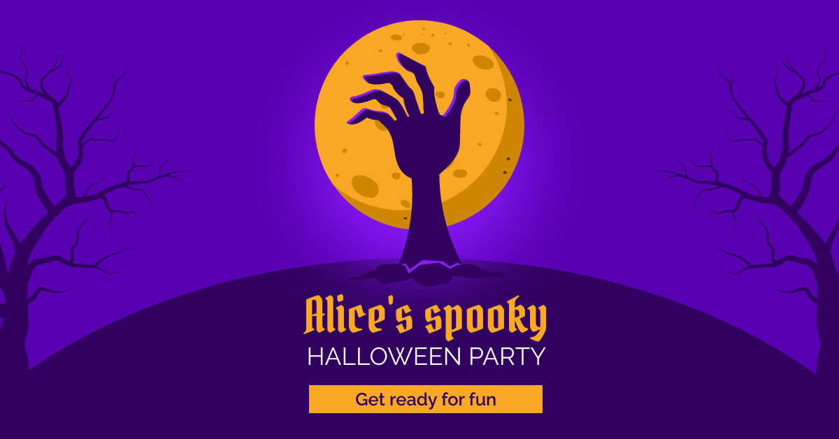 Halloween Party Ad Template