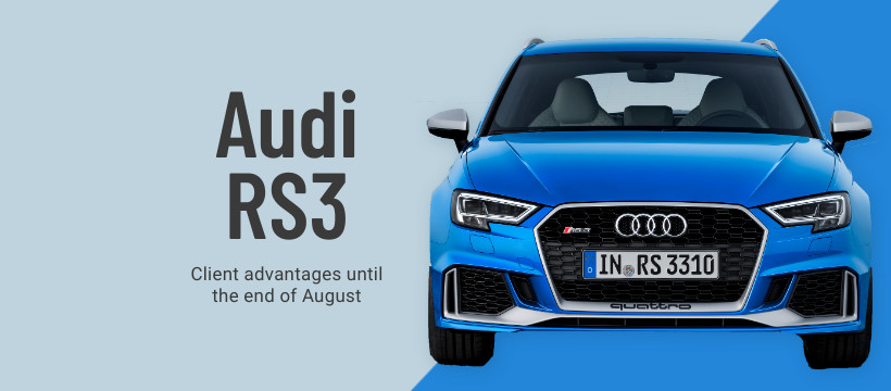 Audi RS3 Client Advantage Car Deals 