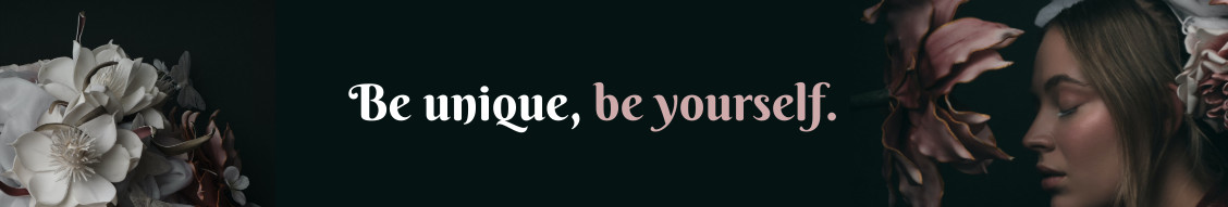 Be Unique Be Yourself Fashion Linkedin Page Cover Linkedin Page Cover 1128x191