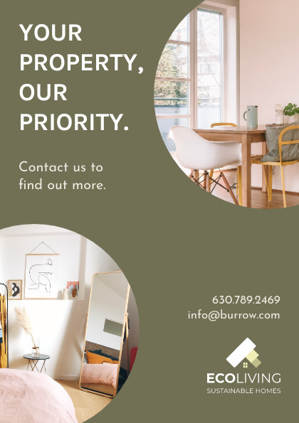Your Property Our Priority – Flyer Template 420x595 template
