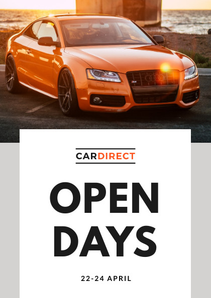 CarDirect Open Days – Flyer Template  420x595