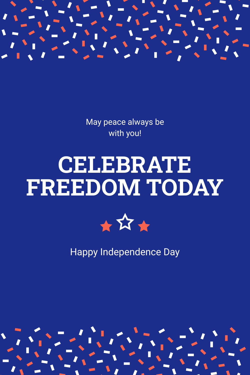 Celebrate Freedom on Independence Day Facebook Cover 820x360