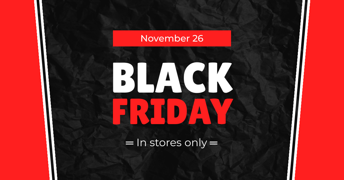 Black Friday In Red Stores Only