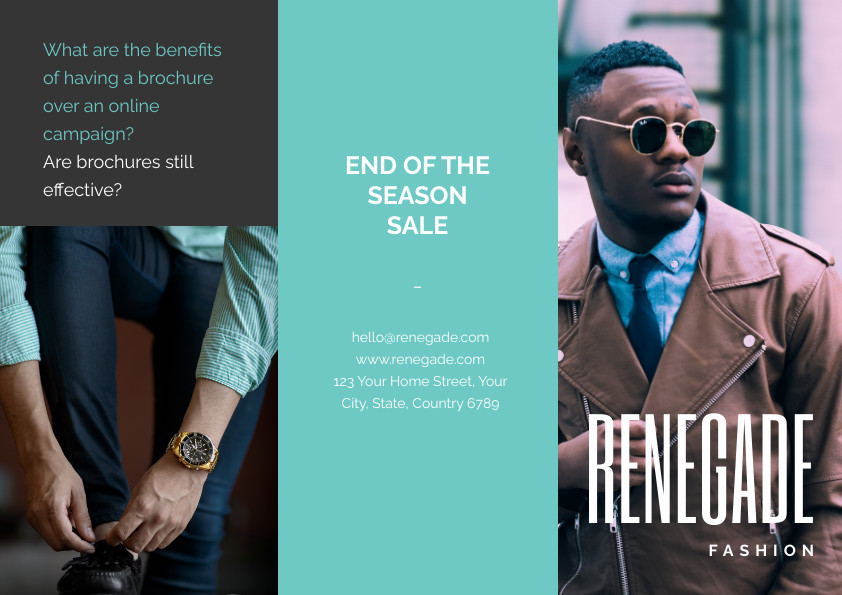Renegade Fashion Season Sale – Brochure Template