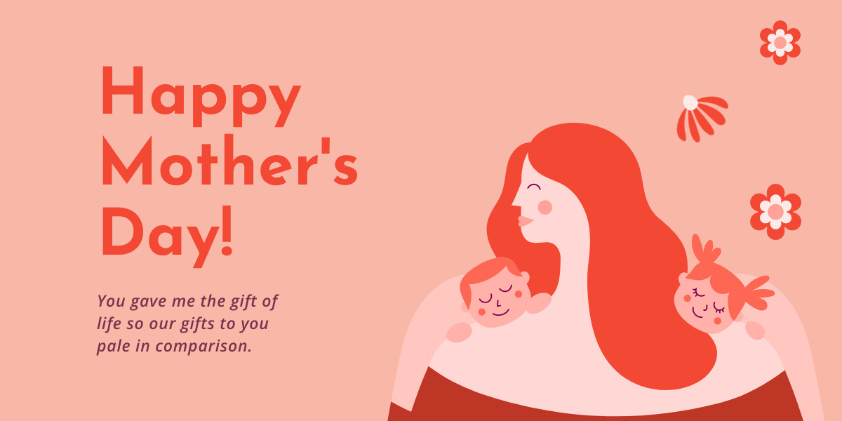 Mother's Day Gift of Life Facebook Cover 820x360