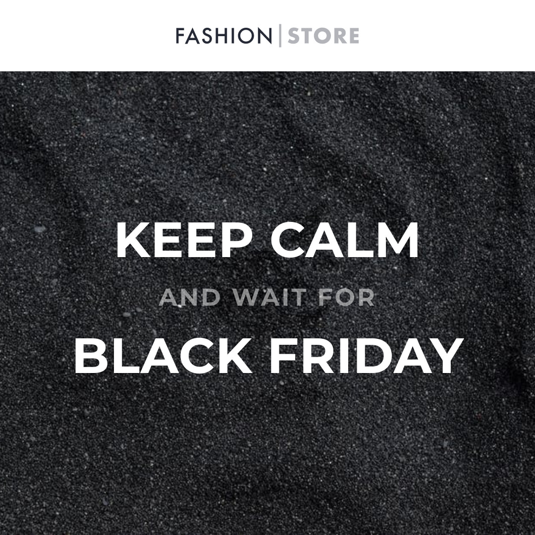 Keep Calm Black Friday Fashion