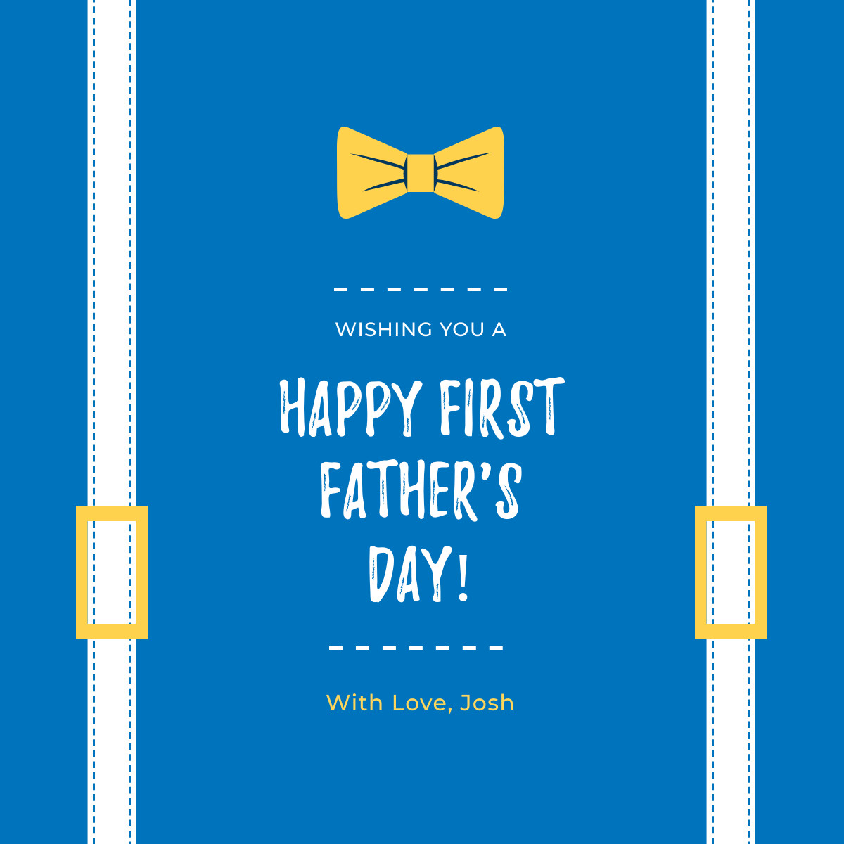 Happy Father's Day Ad Template