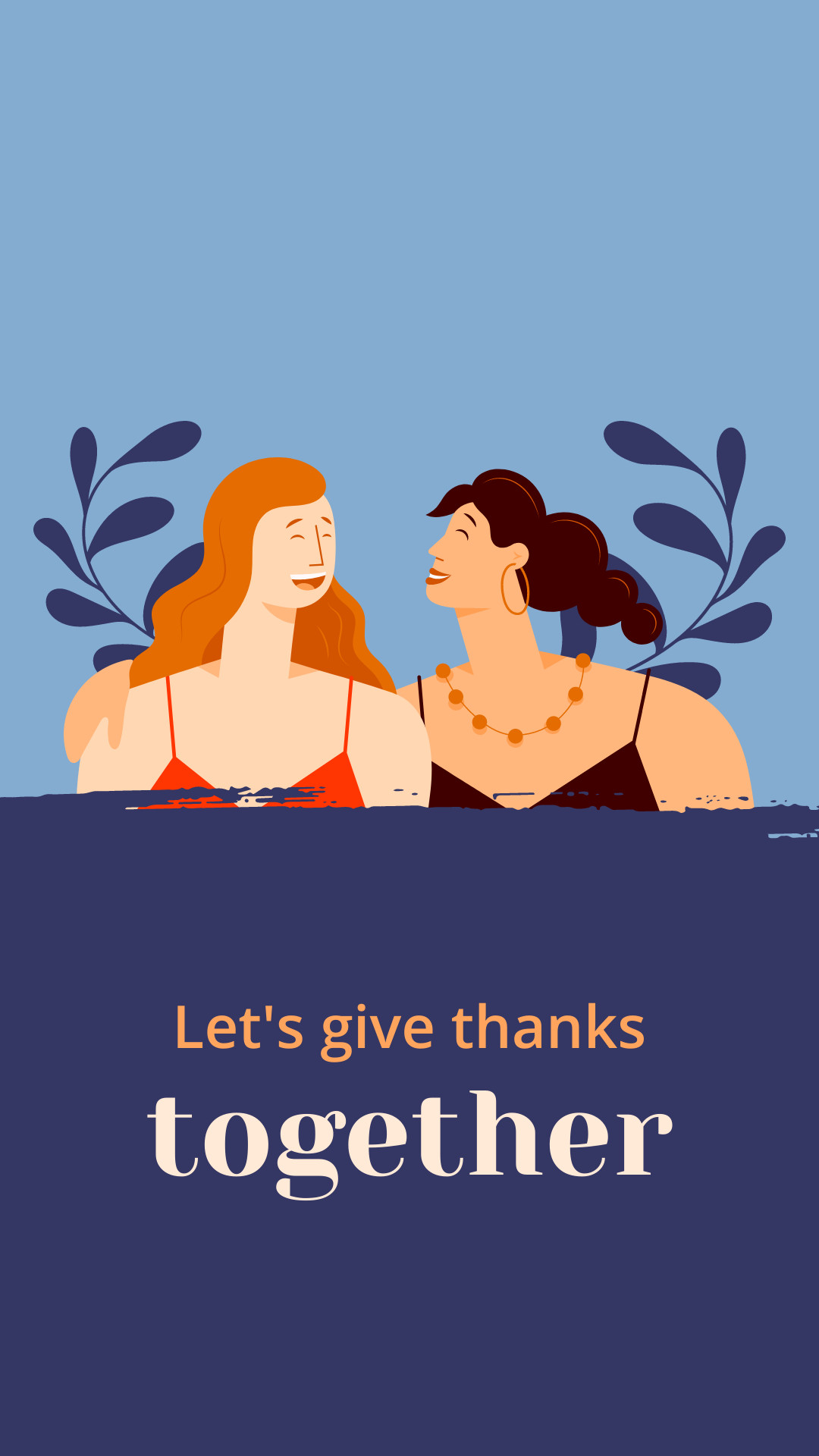 Let's Give Thanks Together Girls