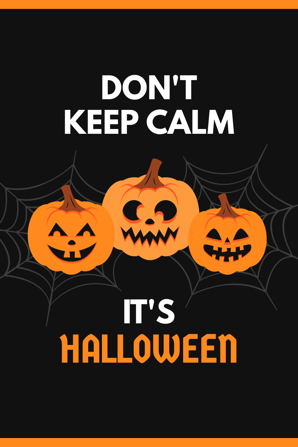 Don't Keep Calm Halloween  Facebook Cover 820x360
