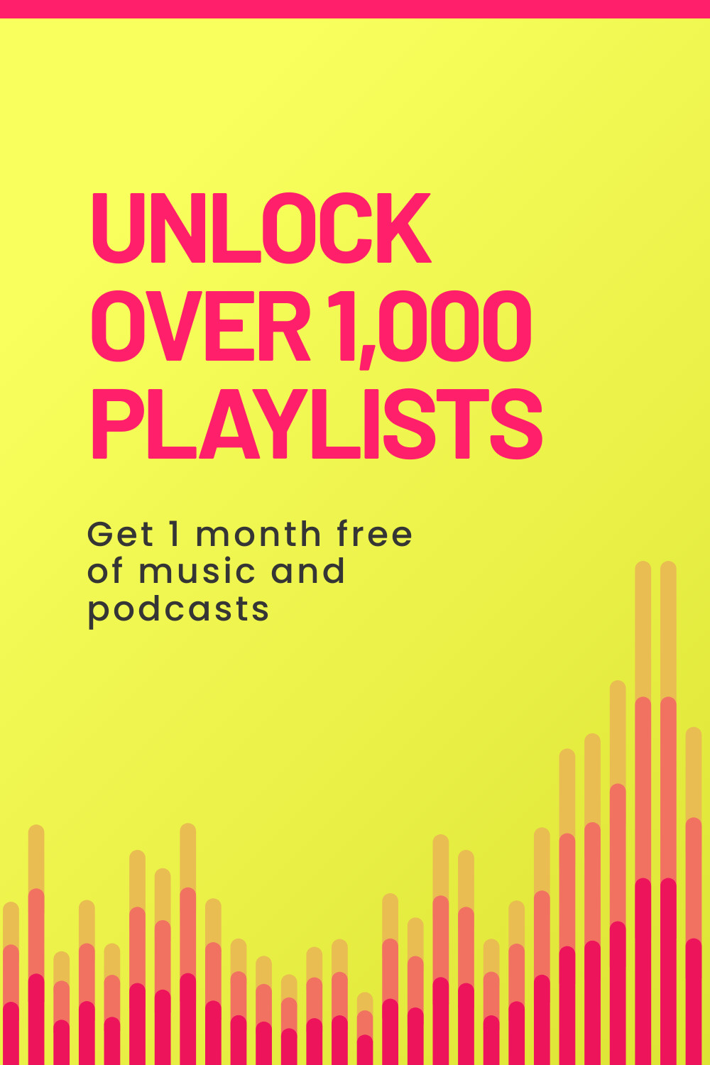 Unlock Over 1000 Playlists Inline Rectangle 300x250