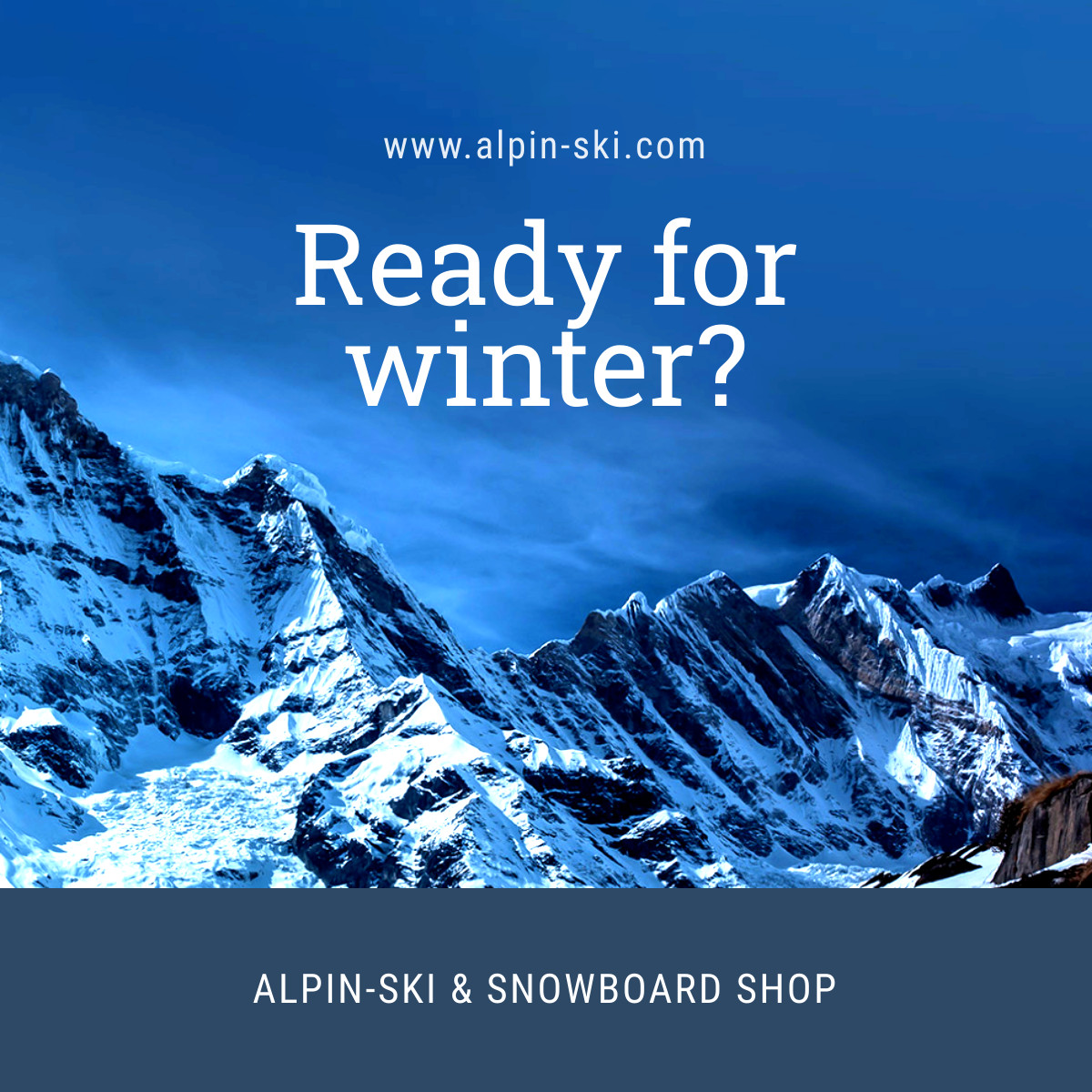 Ready For Winter with Alpine Gear 