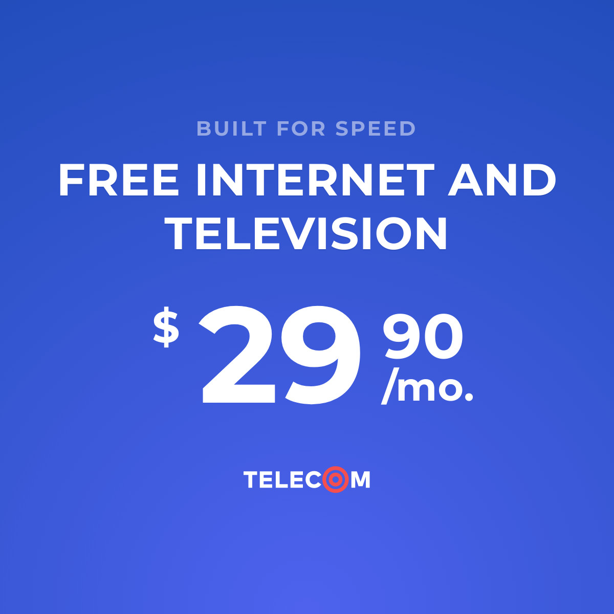Free Internet and Television Inline Rectangle 300x250