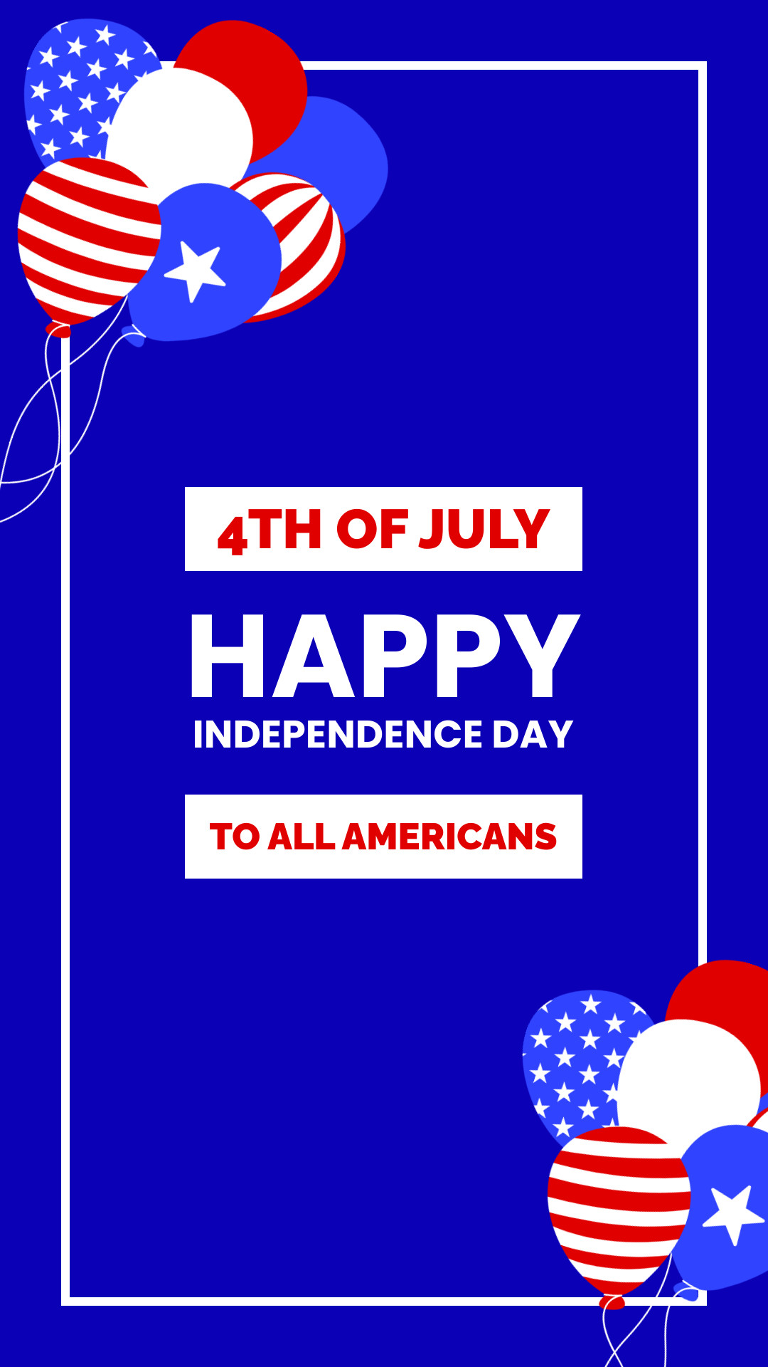 Happy Independence Day to All Americans