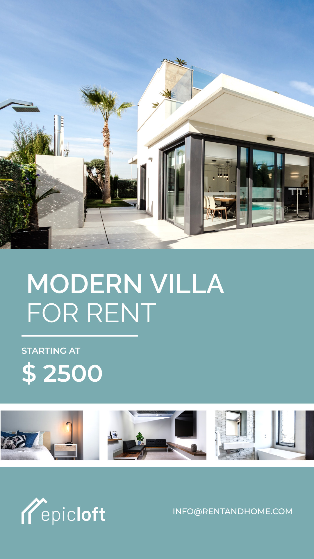 Modern Villa For Rent