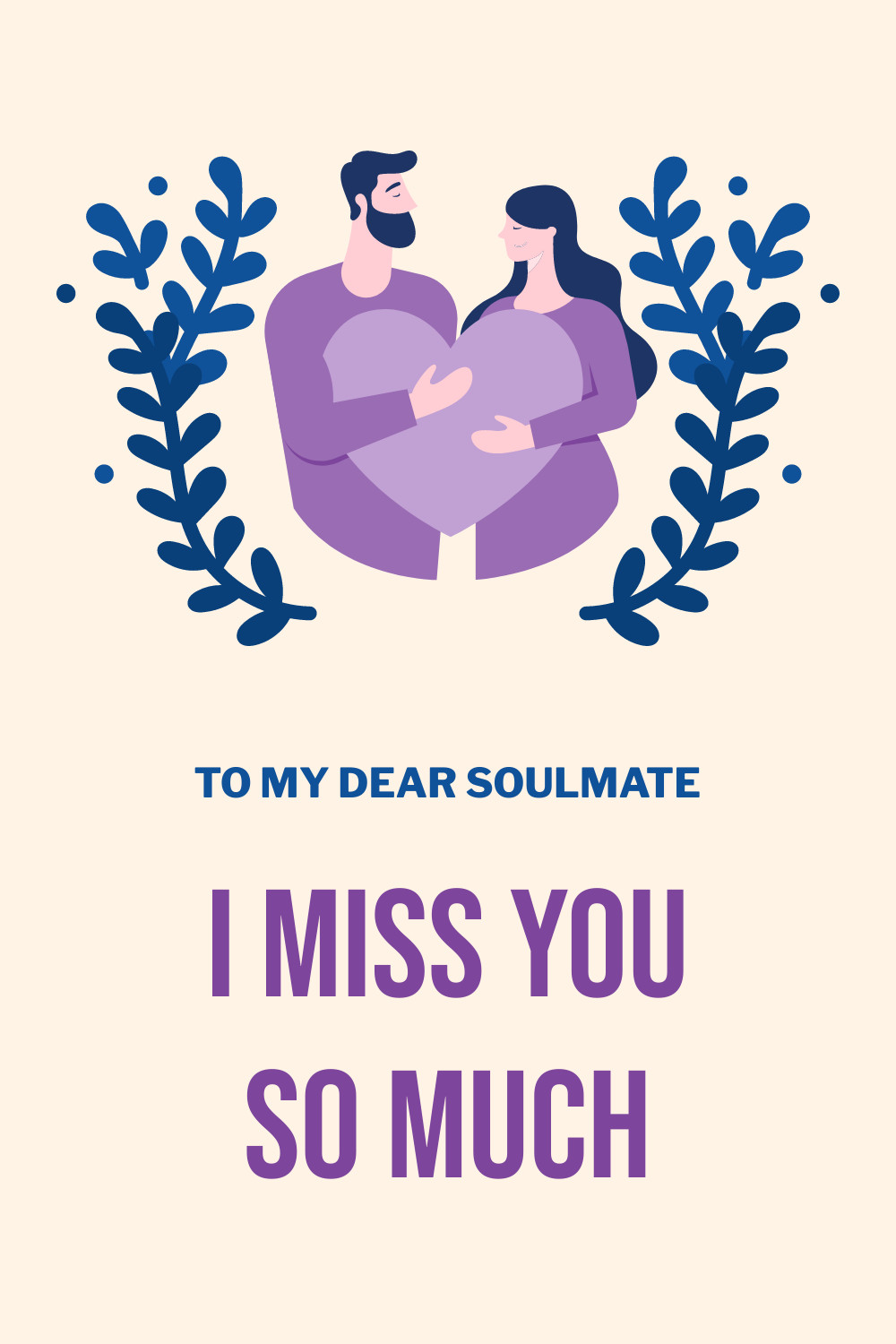 Soulmate Miss Valentine's Day Facebook Cover 820x360