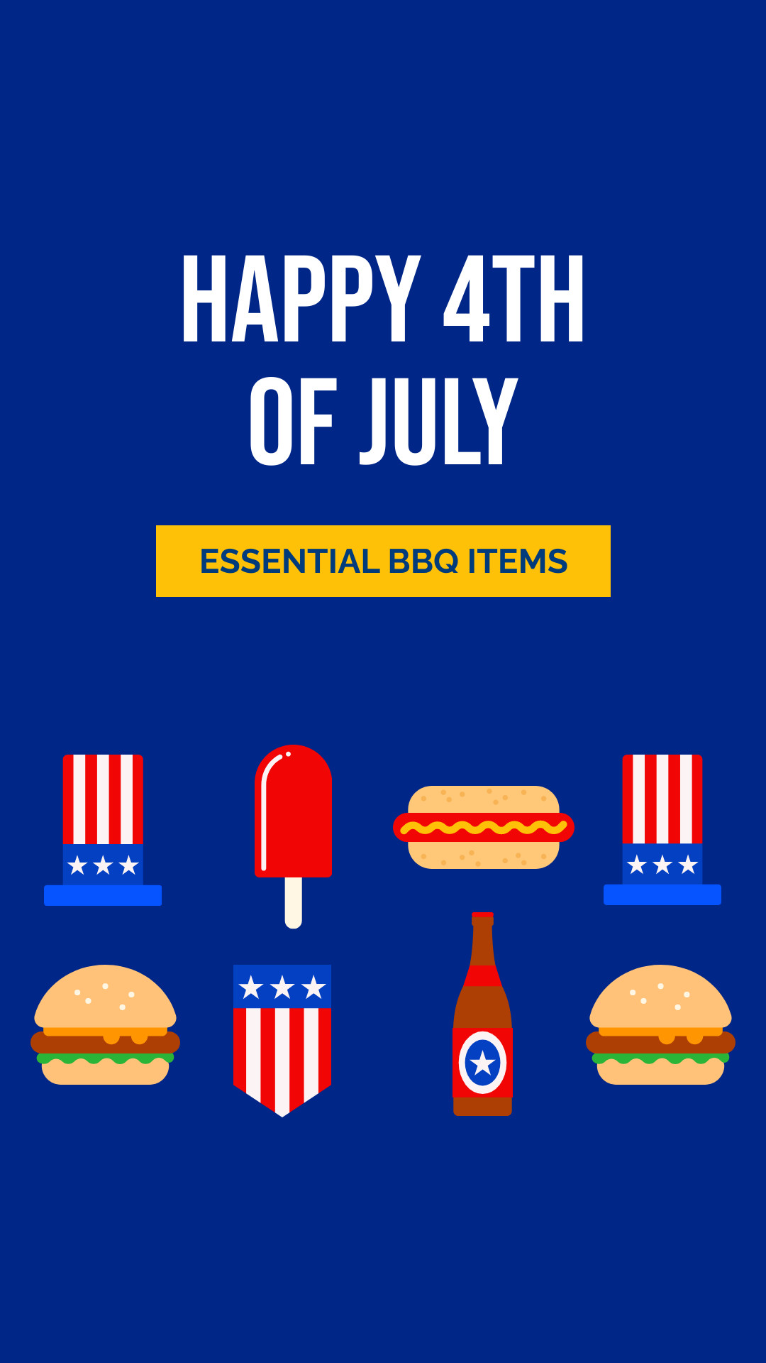 Fourth of July Essential BBQ Items