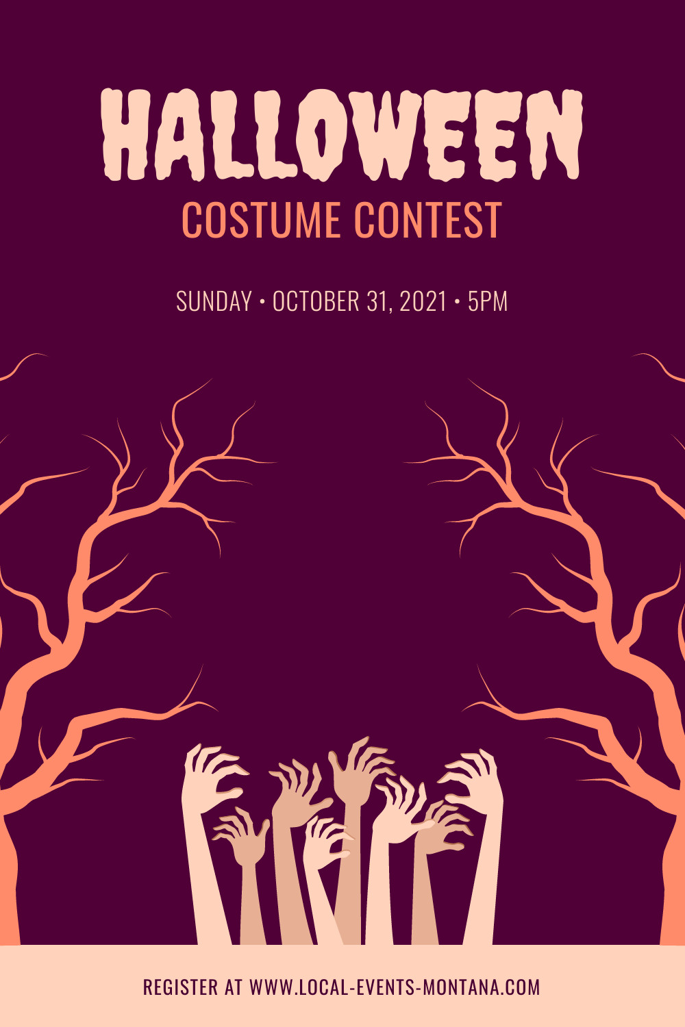 Halloween Costume Contest Montana  Facebook Cover 820x360