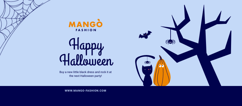 Mango Fashion Blue Halloween