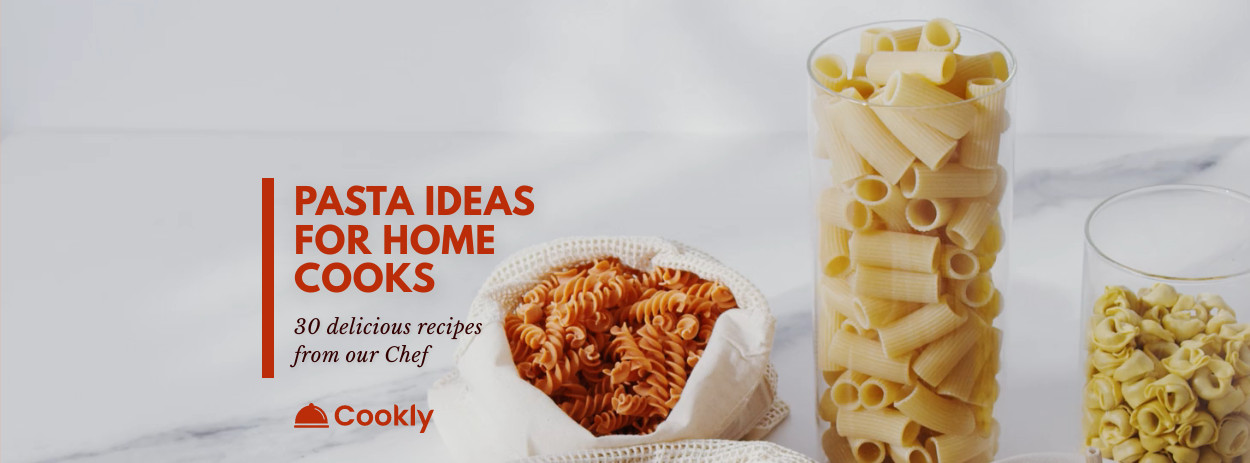 Pasta Recipe Ideas for Home Cooking Video Facebook Video Cover 1250x463