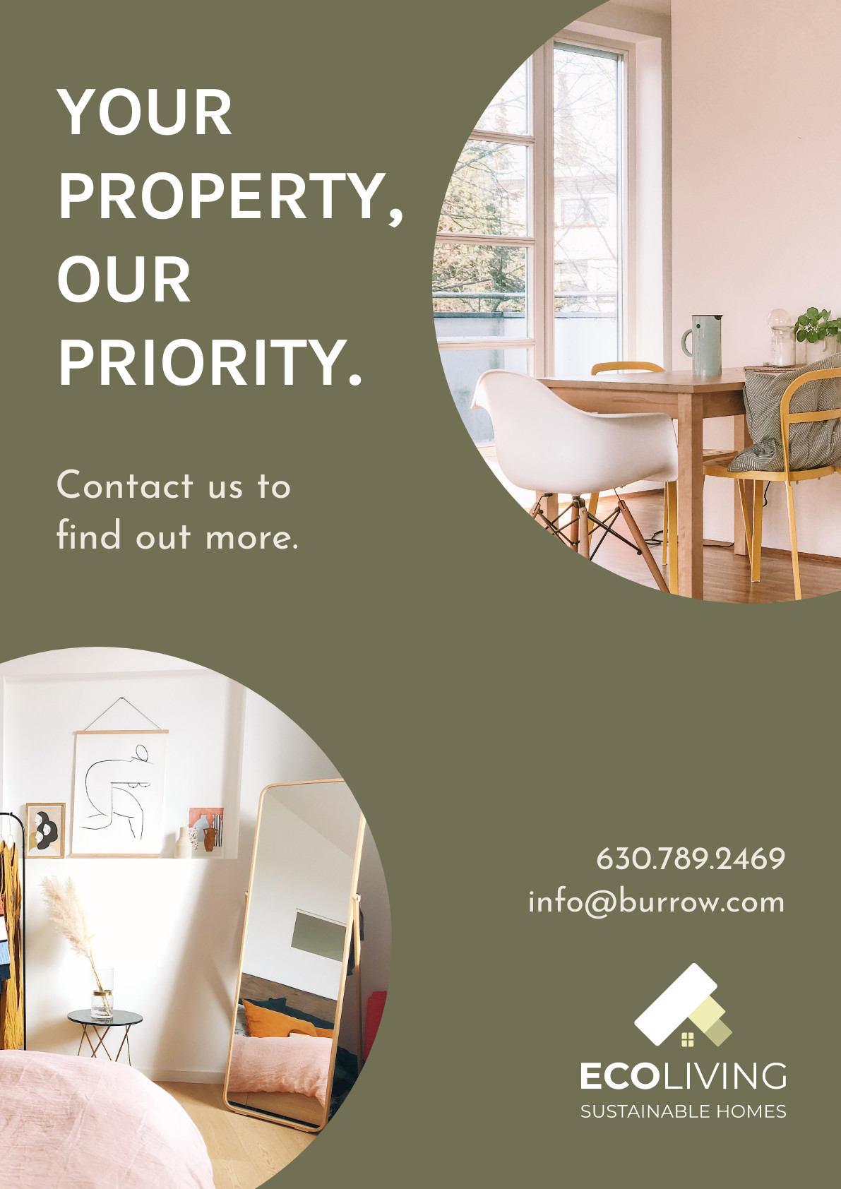 Your Property Our Priority – Poster Template  1191x1684