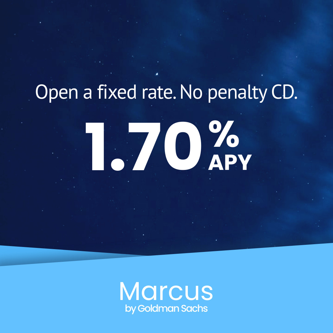 Marcus Fixed Rate Blue Finance 1080x1080 template preview