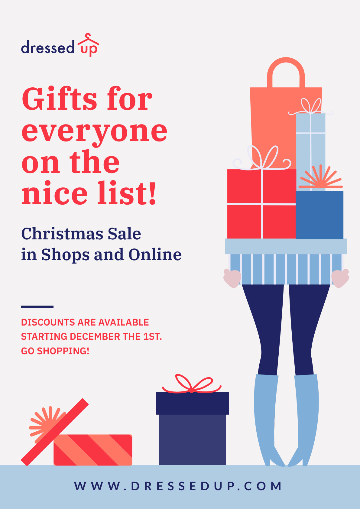 Christmas Sale Gifts for Everyone Poster 1191x1684