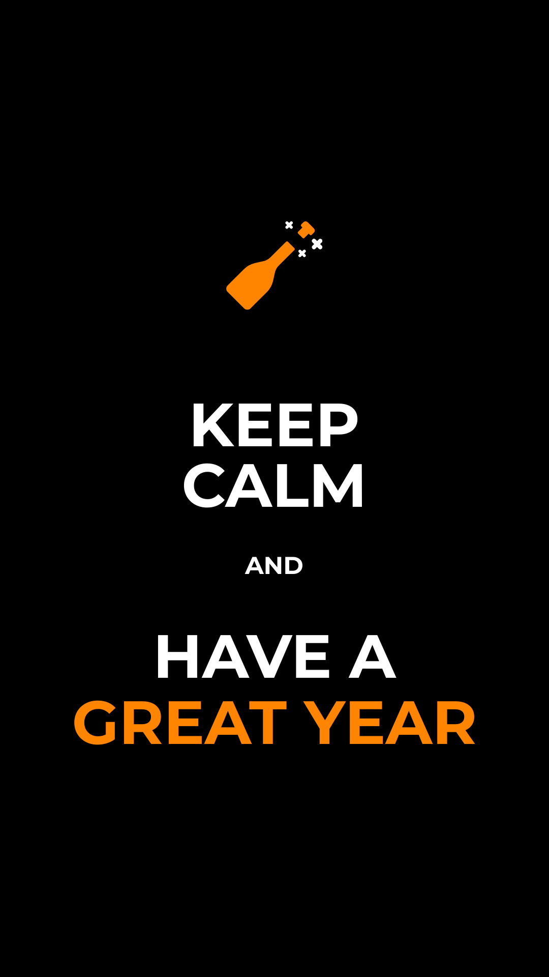 Keep Calm and Have a Great Year Facebook Cover 820x360
